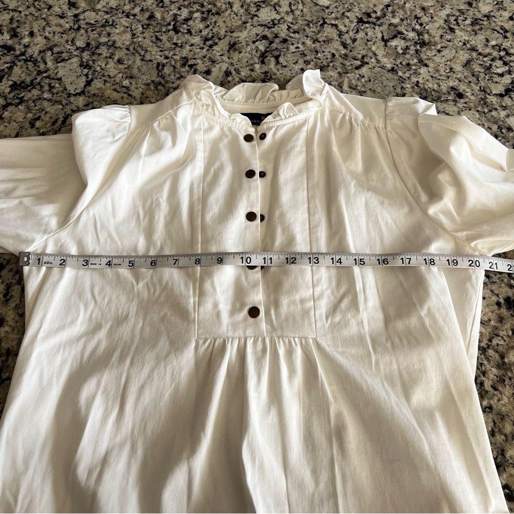 Pomander Place White Button-Down Dress - Picture 8 of 10